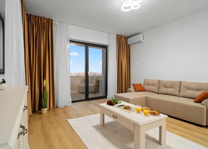 With Huge Balcony And View - Tineretului Park Apartmán