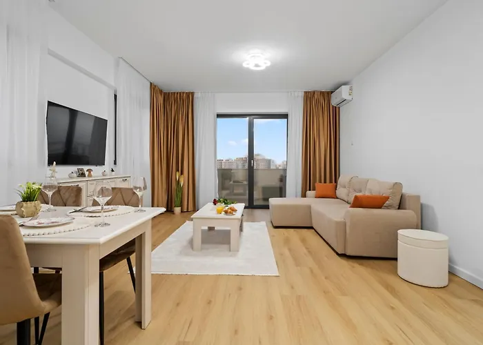 Апартаменти With Huge Balcony And View - Tineretului Park